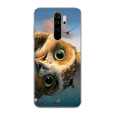 Силиконовый чехол Сова в кадре на Xiaomi Redmi Note 8 Pro