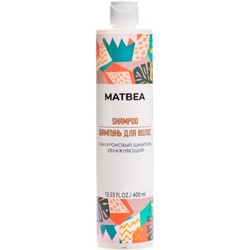 MATBEA cosmetics Гиалуроновый шампунь увлажняющий, 400 мл