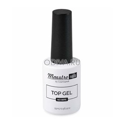 Cosmoprofi, Maestro nails Top gel - топ без липкого слоя, 15 мл