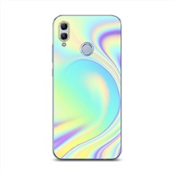 Силиконовый чехол Нежно-голубая голограмма на Honor 10 Lite