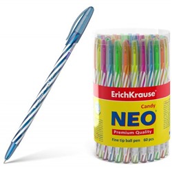 Ручка шариковая Neo Candy синяя 0.7мм 47550 ErichKrause