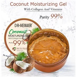 Увлажняющий гель для тела и лица с экстрактом кокоса универсальный  Dr.Meinaier 99% coconut gel, 300 гр.