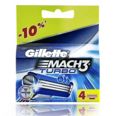 Mach 3 Turbo (4 шт.) RusPack orig