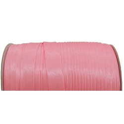 Косая бейка атласная шир. 15 мм № 138 (012) ярко-розовый А уп. 132 м