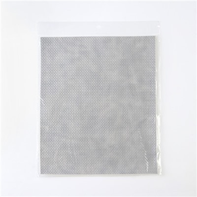Ткань декоративная кожа для пэчворка «Серая верба», 25 х 30,5 см