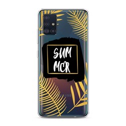 Силиконовый чехол Надпись Summer на Samsung Galaxy A51