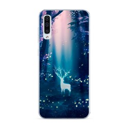 Силиконовый чехол Олень патронус на Samsung Galaxy A50