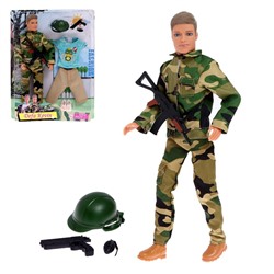 Кукла-модель «Кевин военный» с аксессуарами, МИКС 7905028