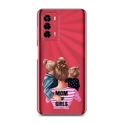 Силиконовый чехол Mom of Girls на ZTE Blade V40 Vita