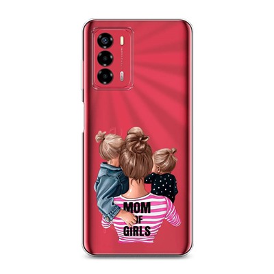 Силиконовый чехол Mom of Girls на ZTE Blade V40 Vita