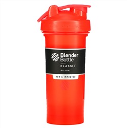 Blender Bottle, Classic with Loop, красный, 828 мл (28 унций)