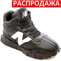 Кроссовки на меху Н686-1 черн п/п
