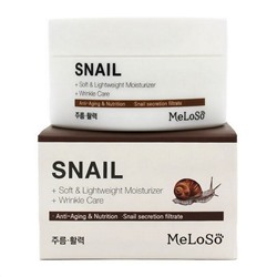 MeLoSo Крем для лица балансирующий с улиточным муцином / Snail Balancing Cream, 100 мл