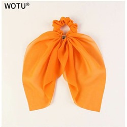 Sale! Резинка - бантик-повязка для волос,цвет оранжевый ,1 шт.