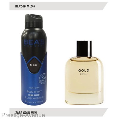 Дезодорант Beas Zara Gold Men 200 ml арт. M 247