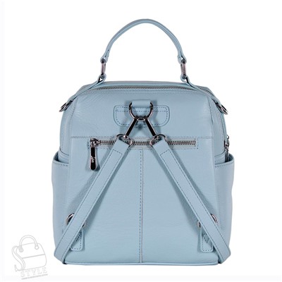 Рюкзак женский кожаный 99353-2 blue  Velina Fabbiano-Safenta