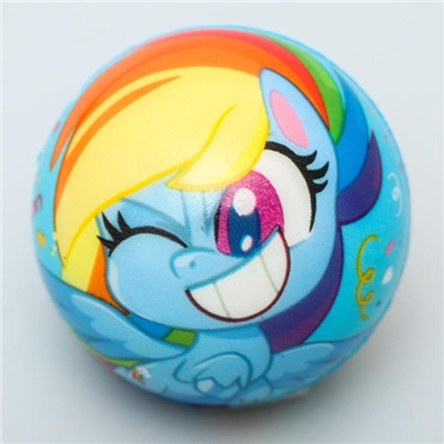 Мягкий мяч "Пони" My Little Pony 6,3см, микс