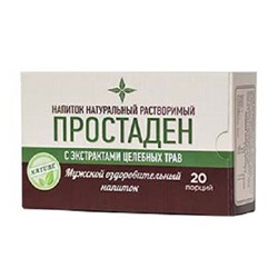 Напиток натуральный растворимый Простаден при простатите 20 ф/п по 2 гр.