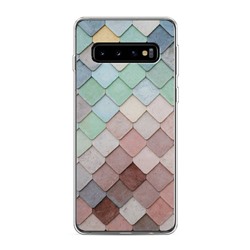 Силиконовый чехол Геометрия 24 на Samsung Galaxy S10