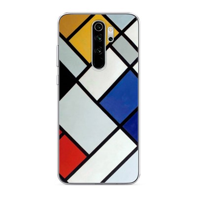 Силиконовый чехол Мондреан на Xiaomi Redmi Note 8 Pro