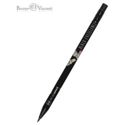 Авт. карандаш 2 мм "Black Excellence. Рожок" цанговый+точилка 21-0041/20 Bruno Visconti