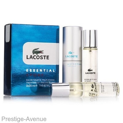 Lacoste - Туалетная вода Essential Sport 3*20 мл