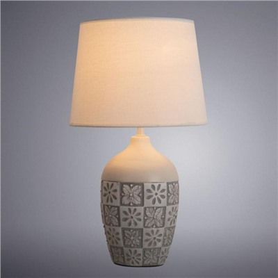Настольная лампа TWILLY, 1x40Вт E27, цвет серый