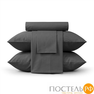 Комплект постельного белья "Verossa" Сатин 1,5СП Graphite (КПБ VRSD 1546 70136 Д12 23)