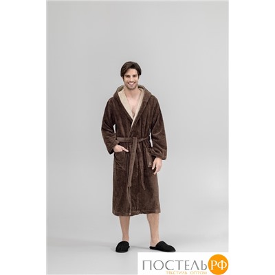 Togas АРТ ЛАЙН кор/беж Халат 2XL(54), 100% хлопок, 395 г/м2