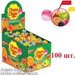 Chupa Chups Фруктовая с колой ассорти 12 г*100 шт, шоубокс