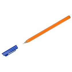 Ручка шариковая Стамм "800", узел 0.7 мм, синие чернила, ораньжевый корпус