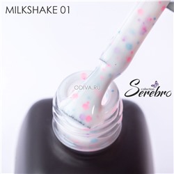 Serebro, гель-лак Milkshake №01, 11 мл
