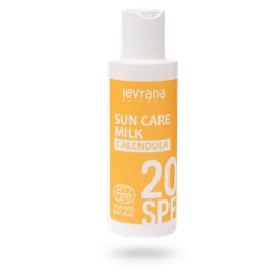 Молочко солнцезащитное для лица и тела Календула 20 SPF Levrana
