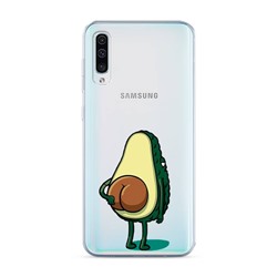 Силиконовый чехол Попа авокадо на Samsung Galaxy A50