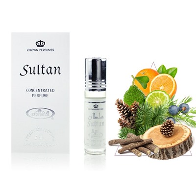 Al Rehab масляные духи Sultan, 6 ml (Мужской)