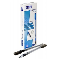 Ручка гелевая Ocean Slim 0.5 мм черная 200S/black LINC