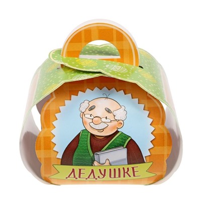 Коробочка подарочная для яйца «Любимому дедушке. Со Светлой Пасхой!» 13.4 × 26.2 см