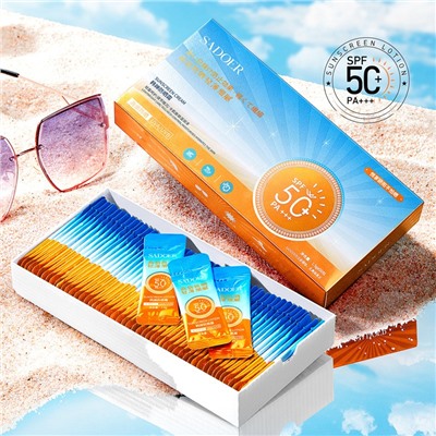 Солнцезащитный крем для лица и тела SPF 50 Sadoer , 1 саше 1,5 гр.