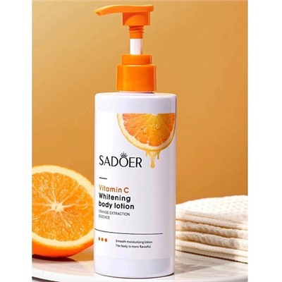 SADOER Whitening body lotion Осветляющий лосьон для тела с витамином С 250гр