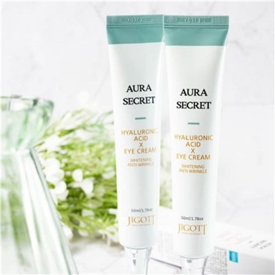 Jigott Крем для век с гиалуроновой кислотой / Aura Secret Hyaluronic Acid Eye Cream, 50 мл