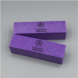 СRISMO PROFESSIONAL, Баф «брусок» 120/120,фиолетовый
