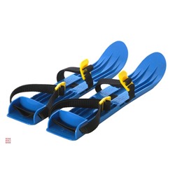 Лыжи детские пластмассовые, с ремешками, 39см