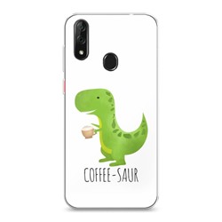 Силиконовый чехол Coffee-saur на ZTE Blade V10