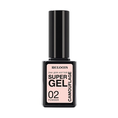 Лак для ногтей Super Gel Camouflage тон 02 powder