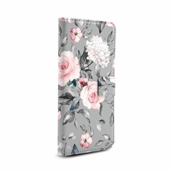 Чехол-книжка Нежно-розовые розы на Xiaomi Redmi Note 8 Pro