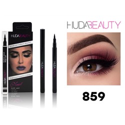 Водостойкая подводка-маркер HUDA BEAUTY черная (арт. 859)