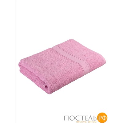 529698/10-5 Комплект из 2 махровых полотенец с бордюром 40*70 и 50*90, цвет розовый, 420гр/м2
