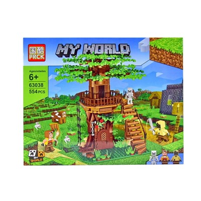 Конструктор My World Minecraft  554 детали, арт. 63038