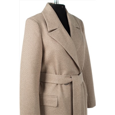 01-10992 Пальто женское демисезонное (пояс)