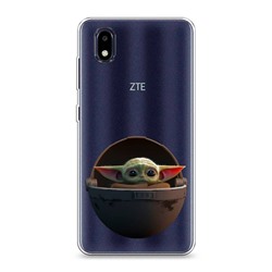 Силиконовый чехол Adorable Baby Yoda на ZTE Blade A3 (2020)